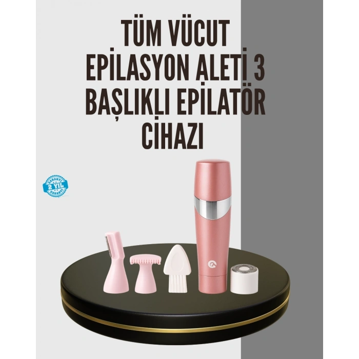 Hassas Epilasyon Ve Cilt Bakım Cihazı