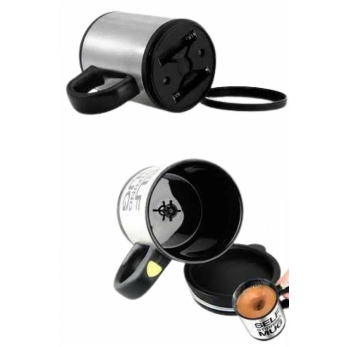 Karıştırıcı Özellikli Mikser Kupa Bardak Termos Bardak