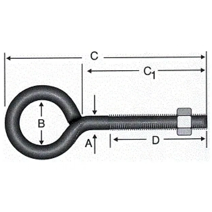 Kaynaklı Civata M8x160 - 50 Adet