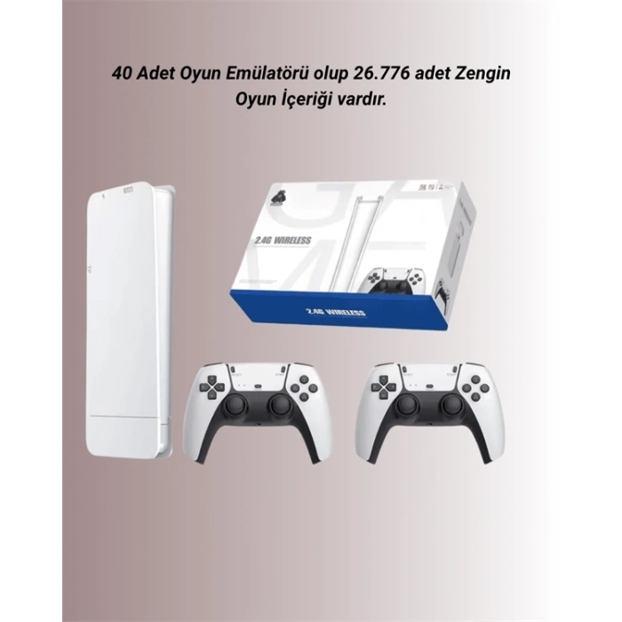 M15 Retro Konsol – 20.000 Oyunlu, Çift Gamepadli, 4k Hdmı