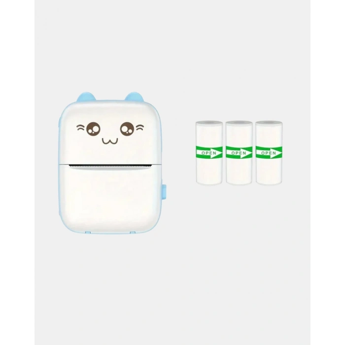 Mini Bluetooth Termal Yazıcı 1200mah Şarjlı Taşınabilir