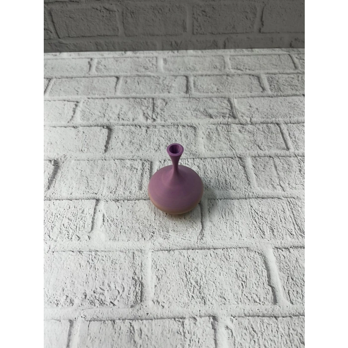 Mini Rainbow Dekoratif Vazo 8 Cm Renk Geçişli Modern Tasarım