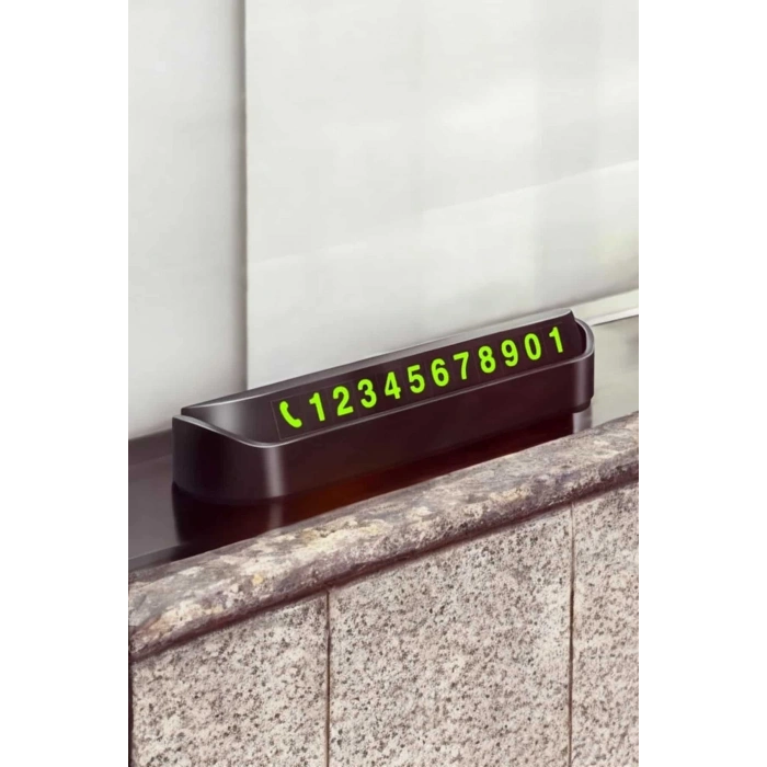 Numaralık Araç İçi Araba Araç Park Numaratör Telefon Numarası Yazma