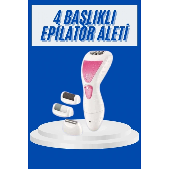 Profesyonel 4in1 Çok Amaçlı Epilasyon Aleti Şarjlı Pratik Taşınabilir