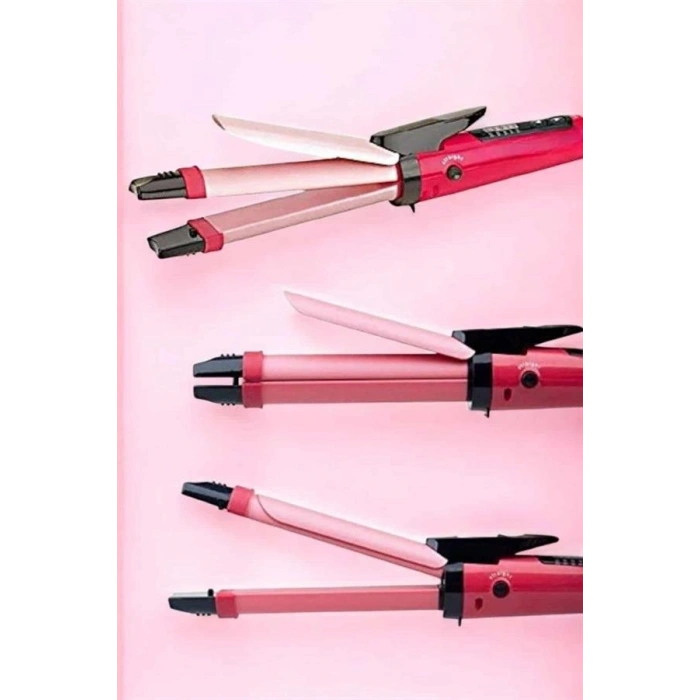 Saç Şekillendirici Düzleştirici Ve Maşa Isı Ayarlı