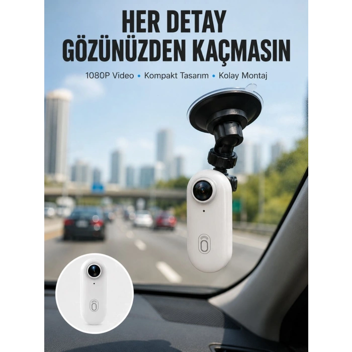 Şarj Edilebilir Uzun Ömürlü Mini Spor Kamera Full Hd Yeni Nesil