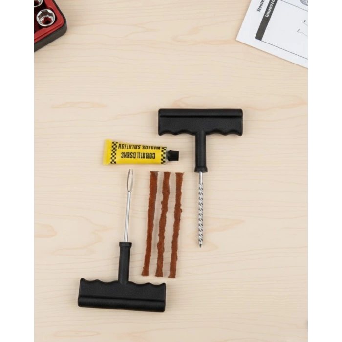 Servise Gerek Kalmadan Patlak Lastik Çözümü 6 Parça Set