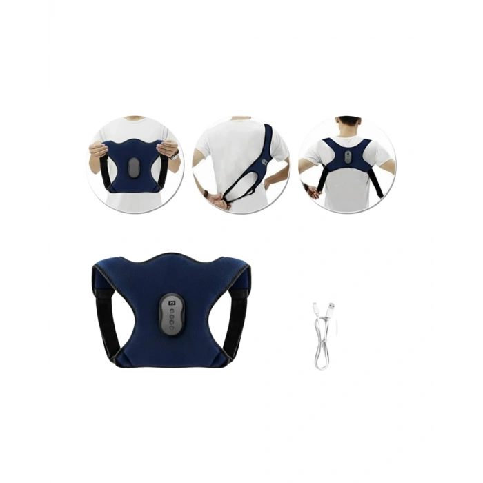 Sırt Ve Omurga İçin Akıllı Masajlı Duruş Destek Kemeri