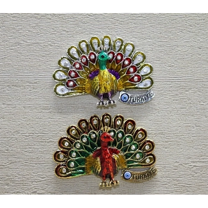 Swaroski Tavuskuşu Magnet Alk3852