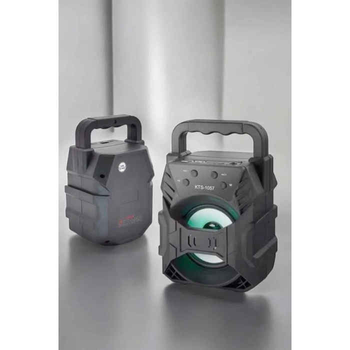 Taşınabilir Bluetooth Hoparlör Led Işıklı Uzun Pil Ömrü