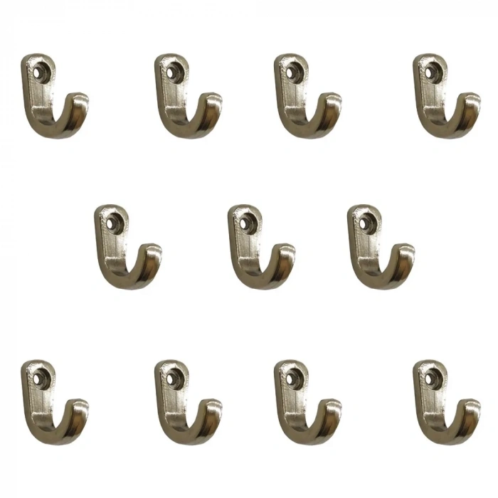 Tekli Bijuteri, Dekor Askısı - Nikel, 100 Adet, 10x18x22 Mm