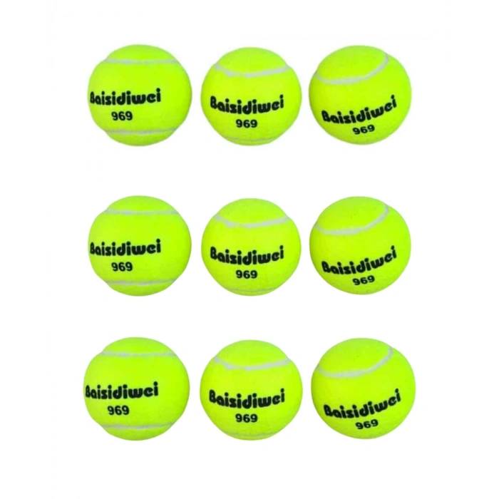 Tenis Topu 9’lu Set Antrenman Ve Maç İçin Dayanıklı Toplar