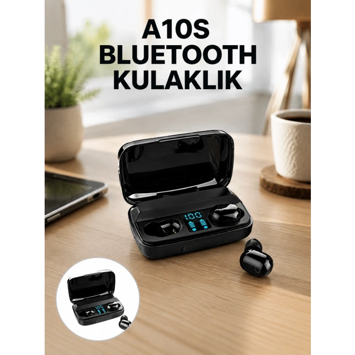 Tws A10s Bluetooth 5.0 Kulaklık – Yüksek Ses Kalitesi, Ergonomik, Uzun Pil Ömürlü Yeni Nesil