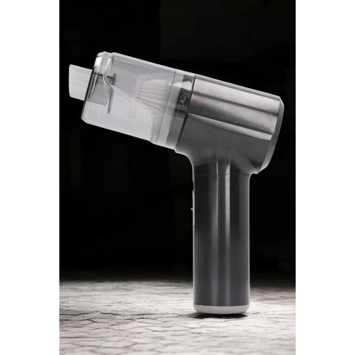 Üflemeli Güçlü Vakumlu Ev Ofis Araç Süpürgesi El Süpürgesi Şarjlı