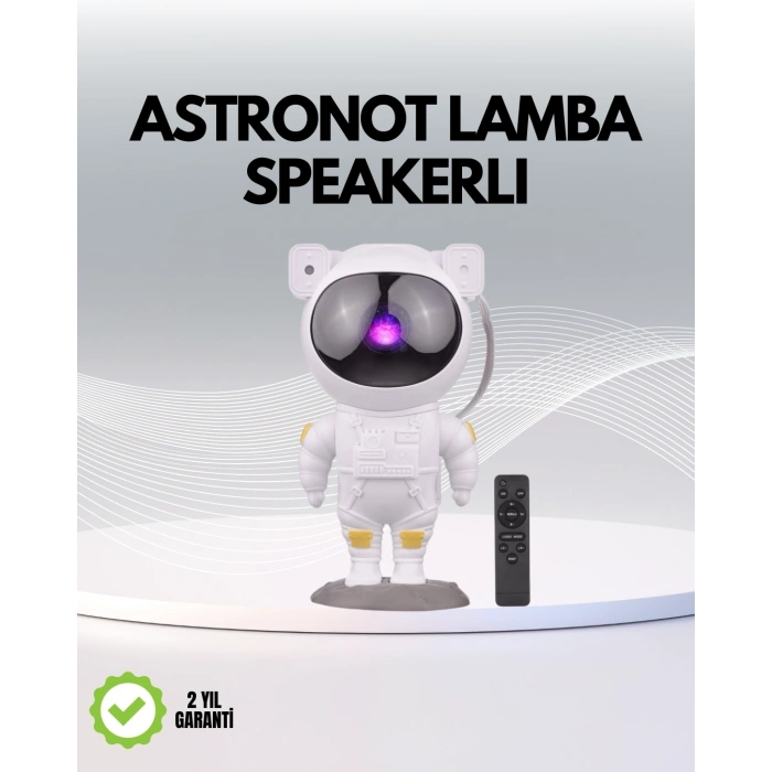 Usb Güç Bağlantılı Çok Fonksiyonlu Astronot Gece Lambası