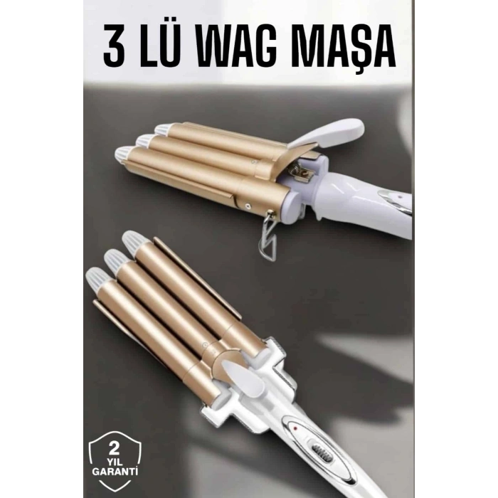 Wag Maşa Yüksek Isı Ayarlı Su Dalga Maşası