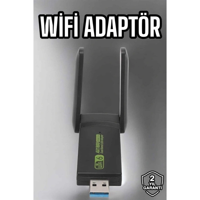 Wifi Adaptör Çift Bantlı Kablosuz Wifi Adaptörü