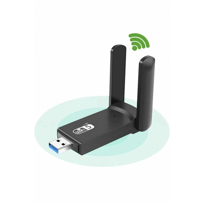 Wifi Alıcı Dual Band Usb 3.0 Adaptör Kablosuz Windows 7/8/10/11