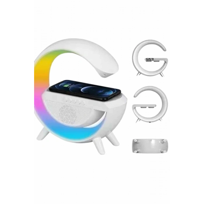 Yeni Nesil Bluetooth Hoparlör Speaker 5.0 Taşınabilir G Şeklinde Powerbankli Yeni Nesil