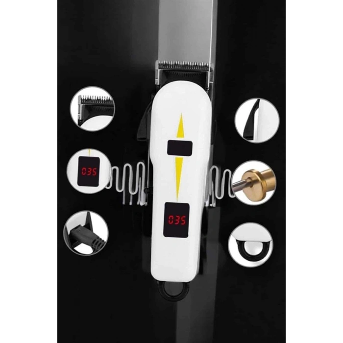 Yeni Nesil Tıraş Makinesi Uzun Şarjlı Paslanmaz Çelik Bıçaklı