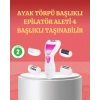 4 Başlıklı Kablosuz Şarjlı Epilasyon Cihazı