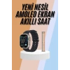 49mm Akıllı Saat Amoled Ekranlı Kadın Erkek Kol Saati Plastik Kordon