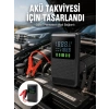 4’ü 1 Arada Jump Starter Hava Kompresörü Powerbank Ve Led Fener Yeni Nesil