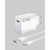67 Watt Ultra Hızlı Şarj Adaptörü  Redmi 9 10 12c Uyumlu