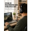 Bluetooth 5.0 Rgb Işıklı Mikrofonlu Kablosuz Kulak Üstü Kulaklık