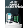 Bluetooth Hoparlör Taşınabilir Şarjlı Işıklı Büyük Boy Yüksek Ses Kaliteli