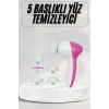 Cilt Temizleme Ve Masaj Aleti 5 Başlıklı Akne Ve Sivilce Önleyici