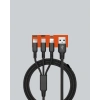 Çoklu Usb Şarj Kablosu – 1,2m Hızlı Şarj, 3a Güçlü Akım