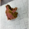 Dekoratif Asılabilir Jaguar Başı 3d Duvar Heykeli Gold Red 20x16 Cm