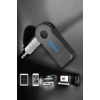 Kablosuz Bluetooth Aux Araç Kiti Siyah Hafıza Kartlı
