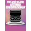 Kablosuz Bluetooth Kulaklık Android Ve İos Uyumlu Led Göstergeli Powerbankli