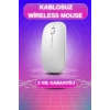 Kablosuz Mouse Fare Şarjlı Bluetooth Wireless Çift Modlu Sessiz