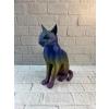Koyu Rainbow Kedi Biblo Modern Salon Ve Raf Dekoru