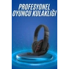 Kulaklığı Kulak Üstü Kablolu Stereo Mikrofonlu Yumuşak Kulak Yastığı