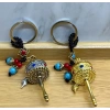 Metal Feng Shui Şans Çarkı Anahtarlık Alk4455