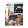 Rgb Işıklı Mini Kablosuz Klavye Touchpad Combo, Bluetooth Ve 2.4g Smart Tv Kumandası