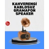 Şarjlı Mini Retro Radyo Bluetooth Hoparlör Çoklu Bağlantı Seçenekli