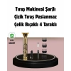 Şarjlı Titanyum Bıçaklı Saç Kesme Makinesi