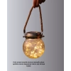 Solar Güneş Enerjili Dekoratif Cam Lamba