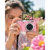 Sosyal Medya İçerik Kamera 48 Mp Hd Video Flip Ekranlı Dijital Kamera
