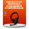 Stereo Kırmızıkulaklığı Yumuşak Pedli Mikrofonlu