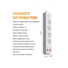 Termal Akım Korumalı 4’lü Priz 4x Usb 2x Type-c Çıkışlı Grup Priz Çoğaltıcı (3500w)