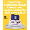 Titreşimli Masaj Kemeri 20 Mıknatıs 5 Motorlu