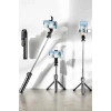 Tripod Kablosuz Bluetooth Bağlantılı Selfie Çubuğu 360 Derece Dönebilen