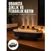 Ultra Sessiz Titanik Gemi Led Işıklı Aroma Difüzörü Oda Nemlendirici Yeni Nesil