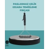 Uzun Saplı Paslanmaz Çelik Izgara Temizlik Fırçası